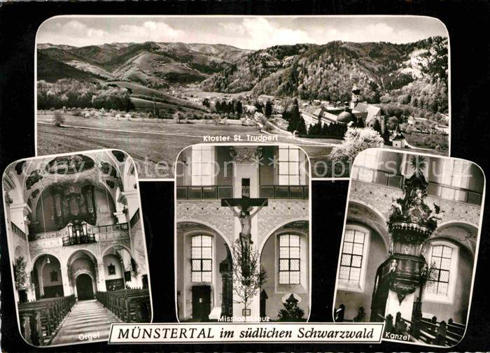 Muenstertal Schwarzwald Kloster Sankt Trudpert