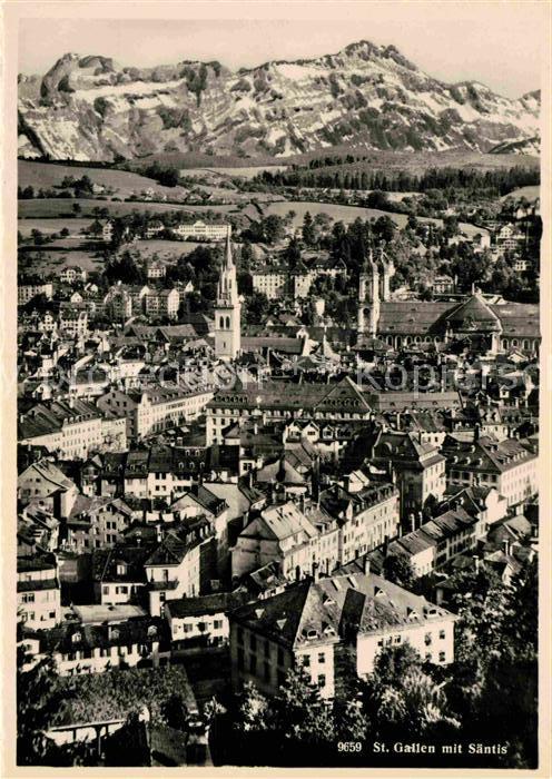 Sankt Gallen Gesamtansicht Saentis