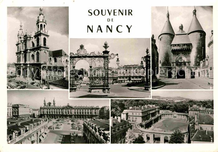 Nancy Lothringen Platz Stanislas Kathedrale Porte de laCraffe Hotel de Ville