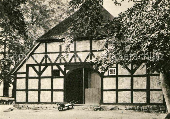 Wilsede Lueneburger Heide Heidemuseum Dat ole Huus