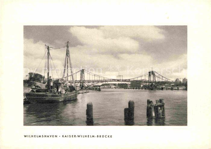 Wilhelmshaven  CITY Kaiser Wilhelm Bruecke