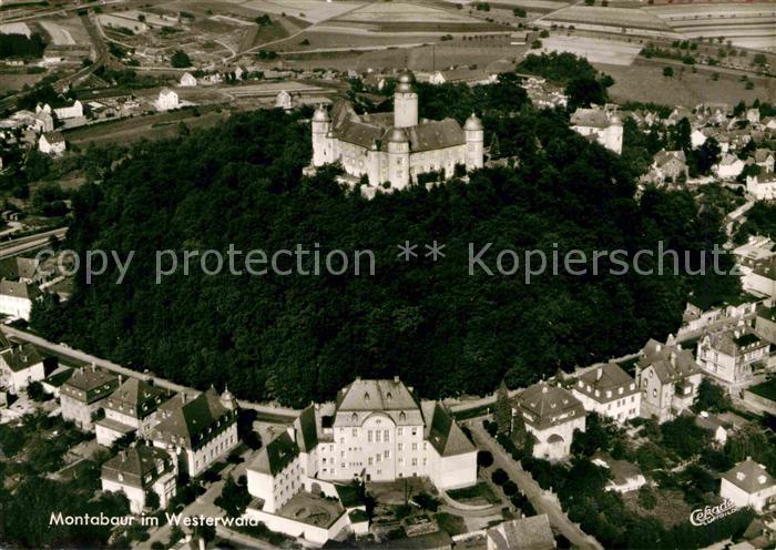 Montabaur Westerwald Fliegeraufnahme Schloss