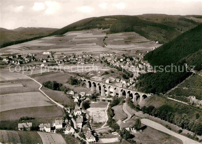 Willingen Sauerland Fliegeraufnahme Viadukt