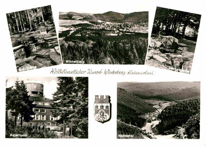 Winterberg Hochsauerland Ruhrquelle Astenturm Nuhntal Lennaquelle Winterberg