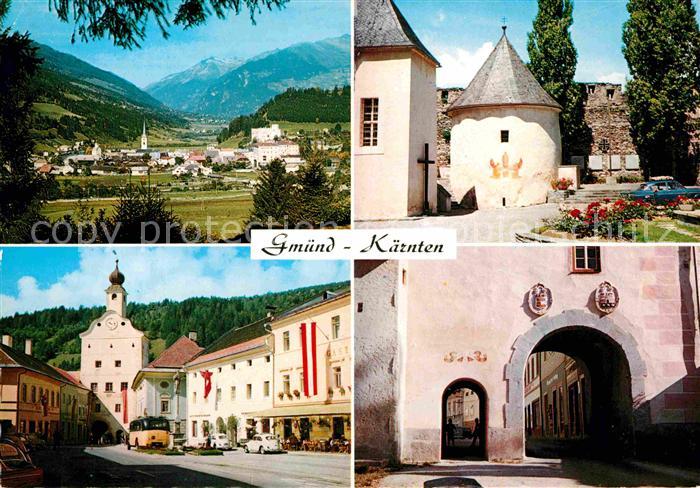 Gmuend Kaernten Gesamtansicht Kirche Tor