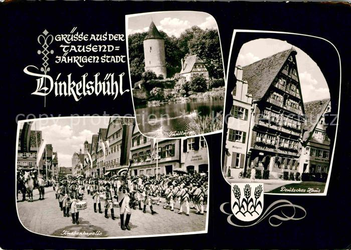 Dinkelsbuehl Deutsches Haus Knabenkapelle Turm