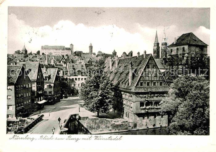 NueRNBERG  CITY Blick zur Burg