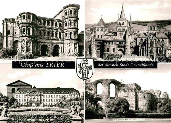 TRIER  CITY Porta Nigra Dom Liebfrauenkirche Kurfuerstliche Residenz