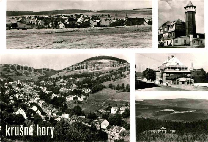 Krusne Hory Panorama Wasserturm Teilansicht