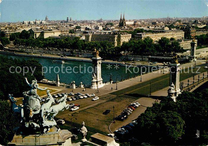Paris Panorama Brücke Alexanders III