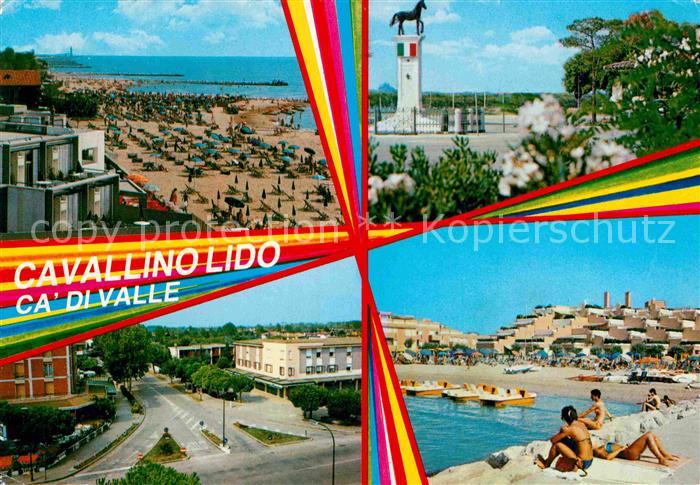 Cavallino-Treporti Strand Platz Teilansicht