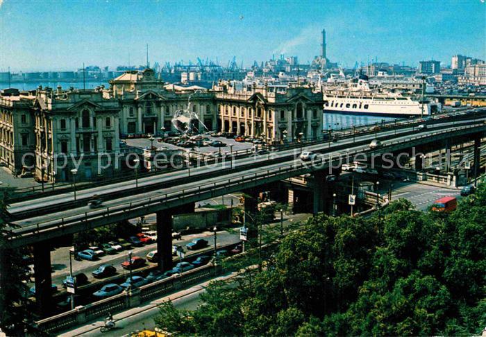 Genova Genua Liguria Hafengebaeude