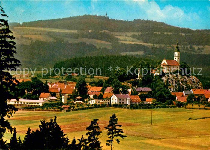 Pleystein Kreuzberg Blick auf Fahrenberg