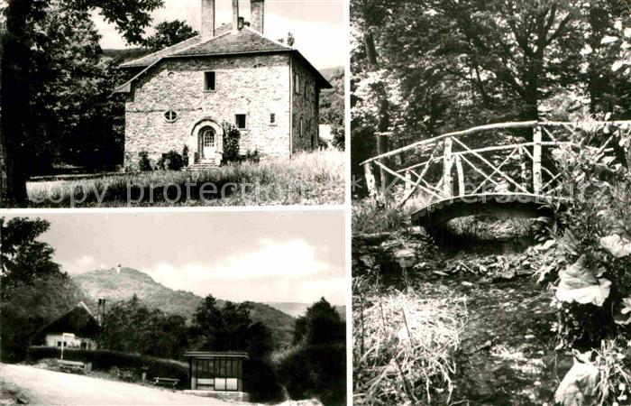Velem Bruecke im Wald Haltestelle Teilansicht