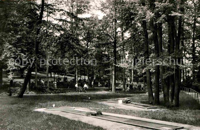Bad Salzschlirf Minigolfplatz im Kurpark