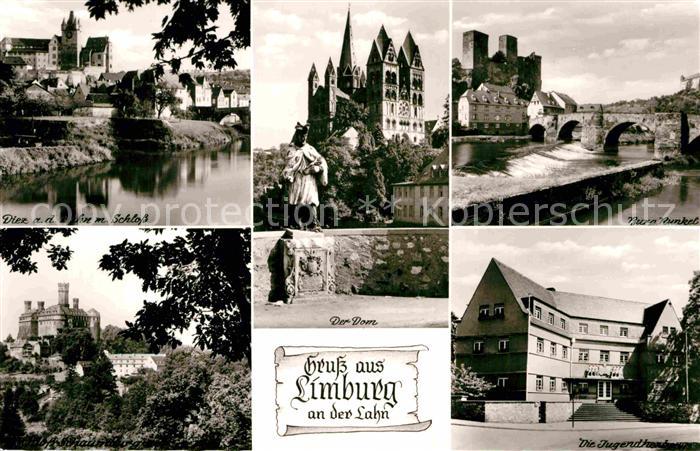 Limburg Lahn Diez Schloss Schaumburg Dom Statue Burg Runkel Jugendherberge
