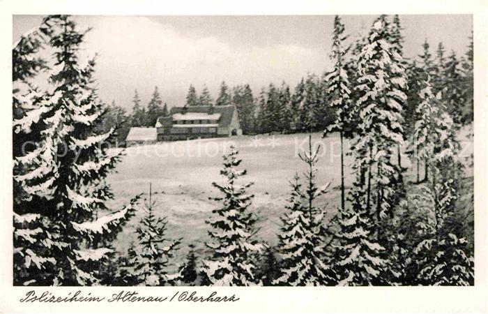 Altenau Harz Polizeiheim Winterpanorama