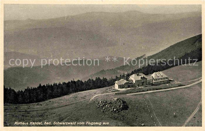 Waldkirch Breisgau Kurhaus Kandel im Schwarzwald Fliegeraufnahme