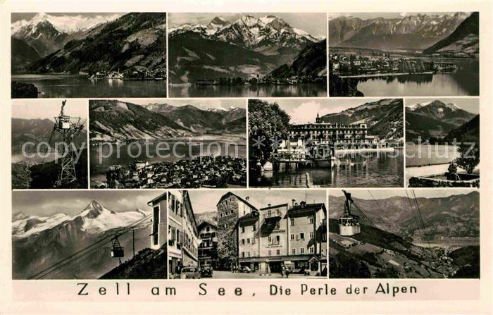 Zell See Die Perle der Alpen Ortsmotiv Hotels Bergbahn Alpenpanorama