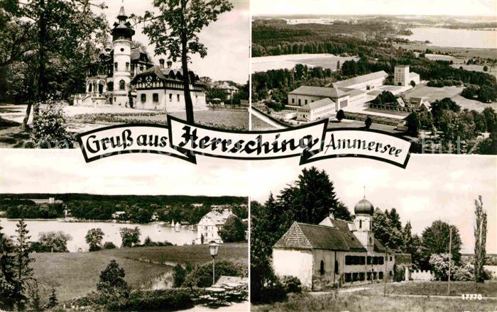 Herrsching Ammersee Kurparkschloesschen Bundeszollschule Kirche