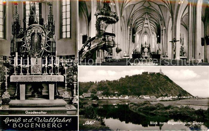 Bogenberg Niederbayern Wallfahrtskirche Gnadenaltar Donau