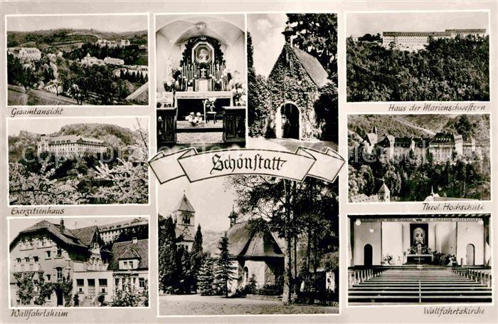 Schoenstatt Vallendar Wallfahrtsort Exerzitienhaus Wallfahrtskirche Heim Theolog