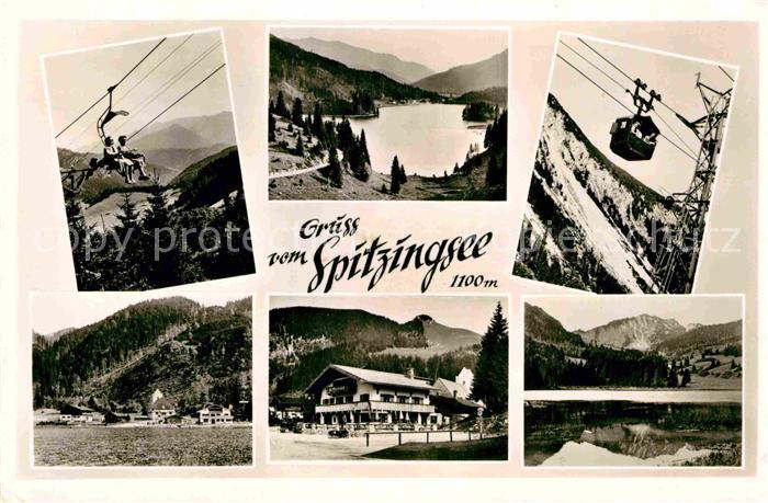 Spitzingsee Bergbahn Landschaftspanorama Hotel Gaststaette Alpen