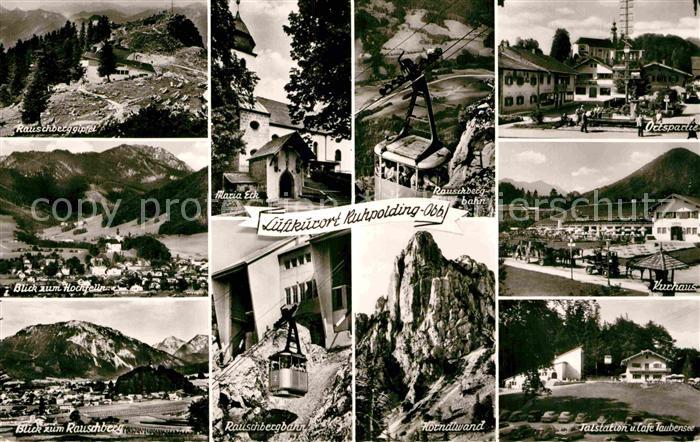 Ruhpolding Bayern Rauschberggipfel Bergbahn Hochfelln Maria Eck Ortspartie Kurha