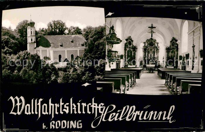 Roding Regen Wallfahrtskirche Heilbruennl mit Raststaette