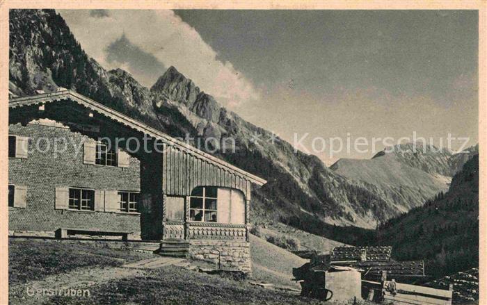 Gerstruben Gasthof zur Hoefatsspitze Alpen