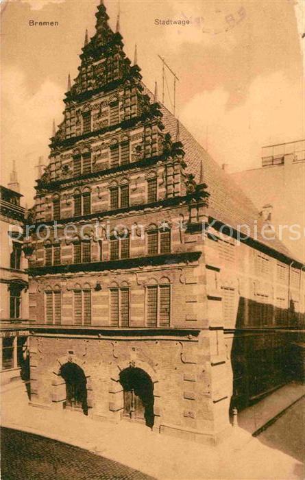 BREMEN  CITY Stadtwaage Giebelhaus