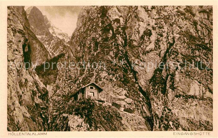 Hoellentalklamm Eingangshuette