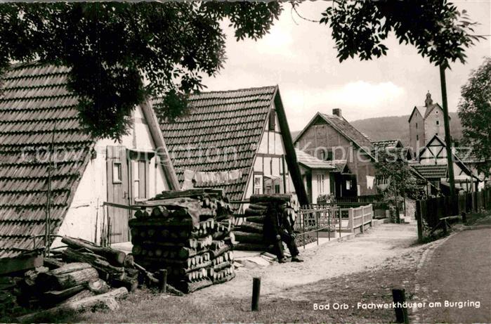 Bad Orb Fachwerkhaeuser am Burgring