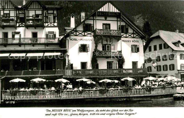 St Wolfgang Wolfgangsee Hotel Pension Weisses Roessl