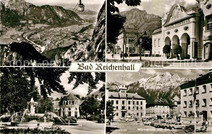 Bad Reichenhall Panorama Predigtstuhlbahn Kurhaus Marktplatz Kurgarten Staufen A