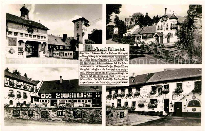 Koenigstein Taunus Klostergut Rettershof Cafe Zum Froehlichen Landmann Geschicht