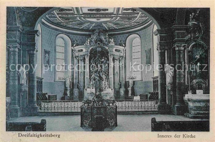 Spaichingen Dreifaltigkeitsberg Inneres der Kirche