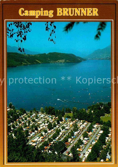 Doebriach Millstaettersee Campingplatz Fliegeraufnahme