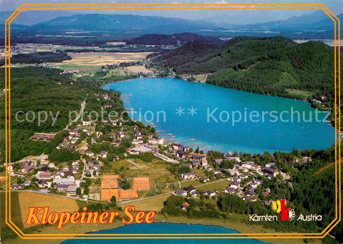 Seelach Klopeinersee Fliegeraufnahme
