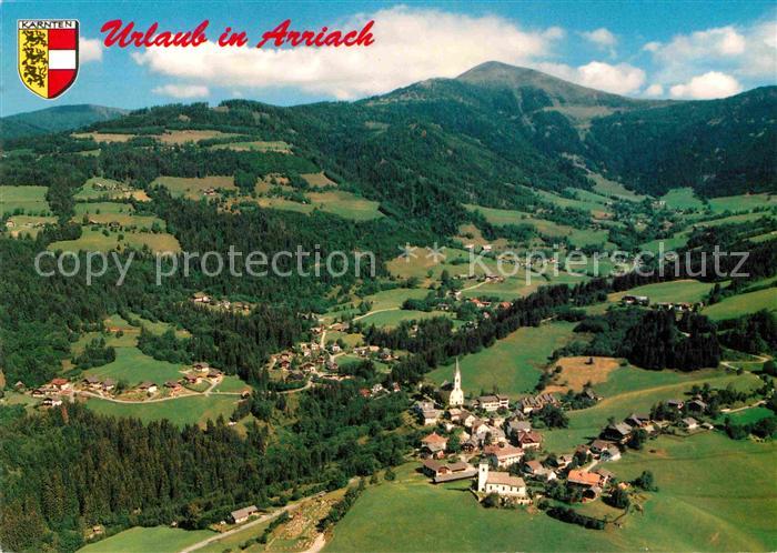 Arriach Erholungsdorf Alpen Fliegeraufnahme