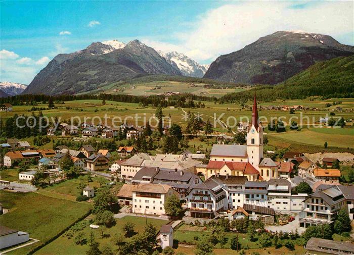 Mariapfarr Sommerfrische Alpen Fliegeraufnahme