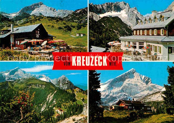 GARMISCH-PARTENKIRCHEN Bayern Kreuzeck Hochalm Kreuzeckhaus Gipfel Alpspitze Alp