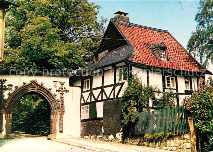 GOSLAR Harz Niedersachsen Tor und Altes Torhaus am Kloster Frankenberg