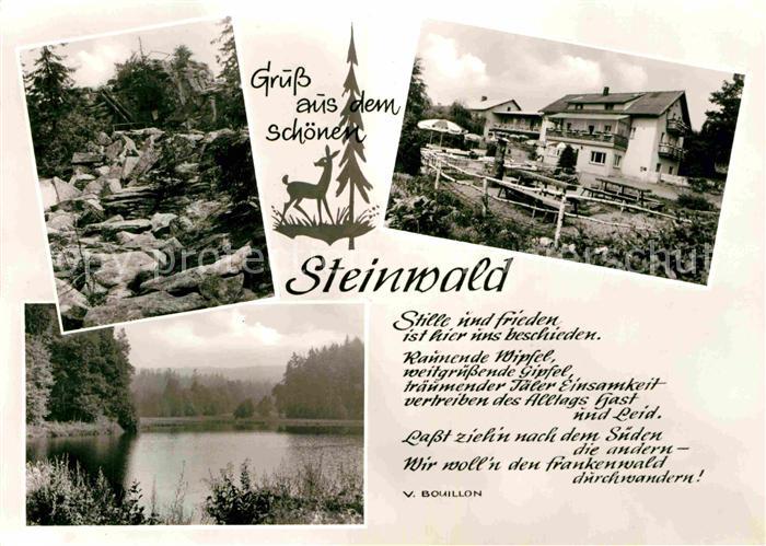 Pfaben Berggasthof Zrenner im Steinwald See Gedicht