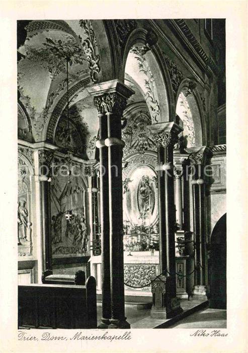 TRIER  CITY Dom Marienkapelle Kupfertiefdruck