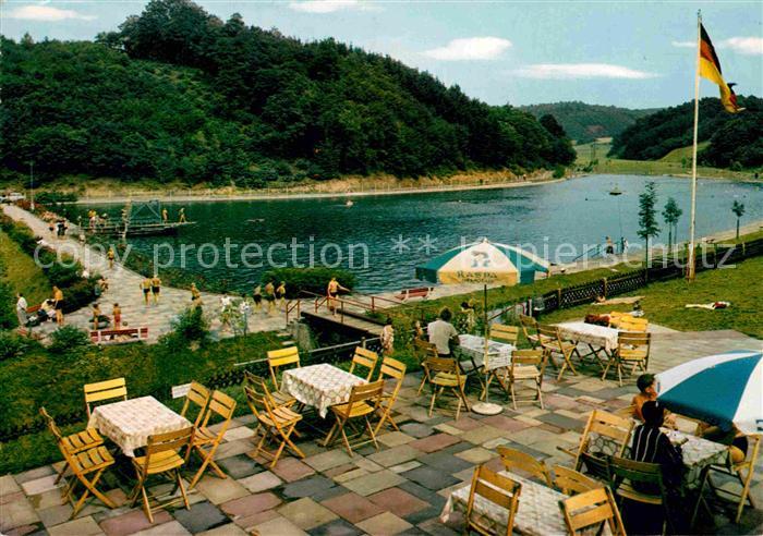 Hamm Sieg Schwimmbad Restaurant Terrasse