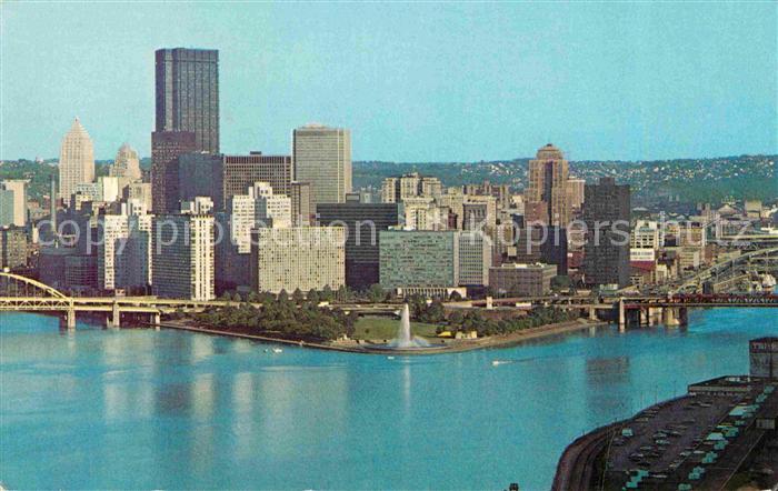 Pittsburg Pennsylvania Point State Park Junction of the Allegheny Monongahela an