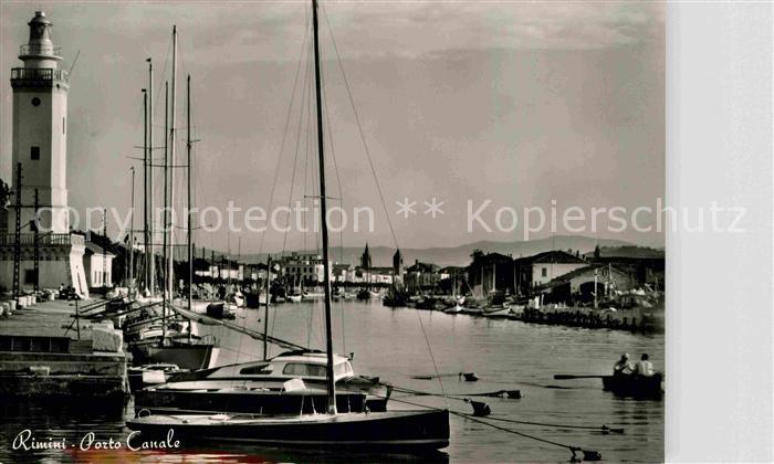 Rimini Porto Canale Hafen Kanal