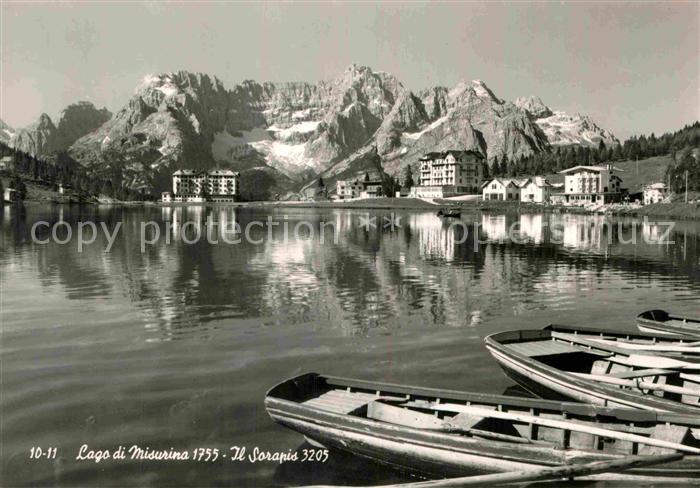 Misurinasee Lago di Misurina Sorapis Dolomiten