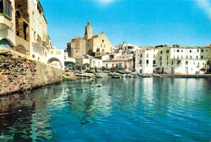 Cadaques Hafen Kirche
